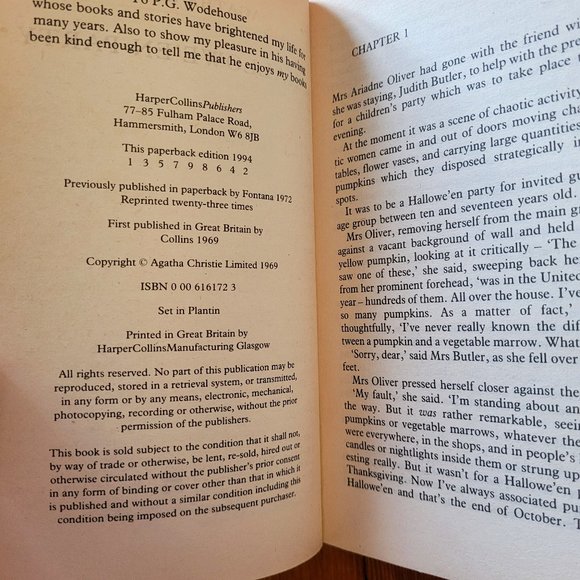 Vintage Agatha Christie - Hallowe'en Party 1994 - Picture 3 of 3